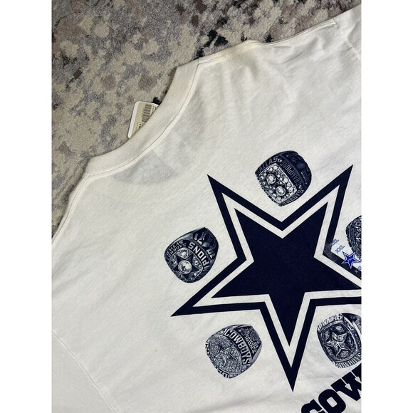 NWT Logo Athletic Dallas Cowboys Got Rings? Champs NFL T-Shirt Men’s 2XL NOS - Picture 10 of 12